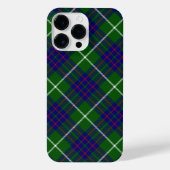 Coque Pour Pour iPhone 14 Pro Max Panier bleu vert tartan MacIntyre (Verso)