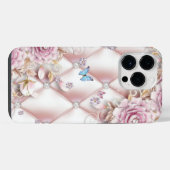 Coque Pour Pour iPhone 14 Pro Max Papillon et Fleurs (Verso Horizontal)