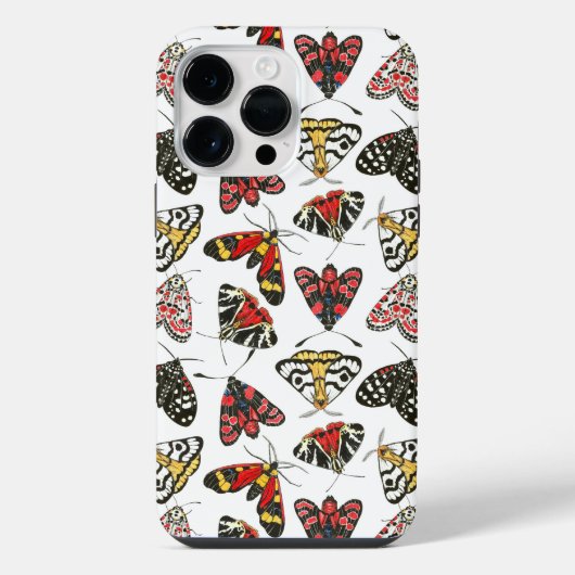 Coque Pour Pour iPhone 14 Pro Max Papillons de nuit (Verso)