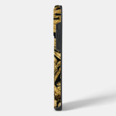 Coque Pour Pour iPhone 14 Pro Max Papillons noirs et dorés (Côté gauche)