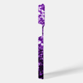 Coque Pour Pour iPhone 14 Pro Max Parties scintillant pourpre foncé étincelle (Côté droit)