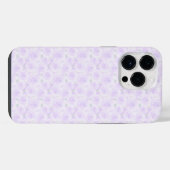 COQUE POUR POUR iPhone 14 PRO MAX PASTEL LAVENDER ROSES (Verso Horizontal)