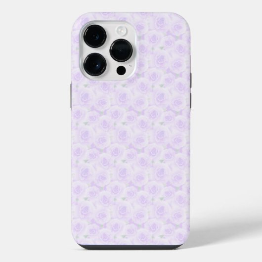 COQUE POUR POUR iPhone 14 PRO MAX PASTEL LAVENDER ROSES (Verso)