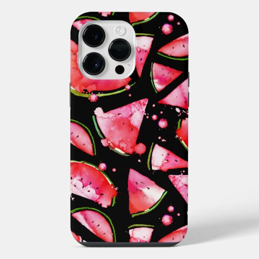 Coque Pour Pour iPhone 14 Pro Max Pastèque à l'aquarelle 2 (Verso)