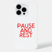 Coque Pour Pour iPhone 14 Pro Max Pause et repos. (Verso)