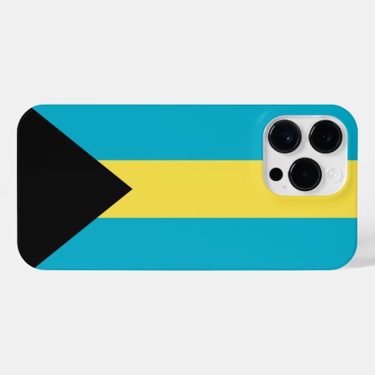 Coque Pour Pour iPhone 14 Pro Max pavillon des Bahamas (Verso Horizontal)