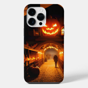 Coque Pour Pour iPhone 14 Pro Max Paysage Halloween Cinq