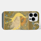 Coque Pour Pour iPhone 14 Pro Max Peacock Art Déco (Verso Horizontal)
