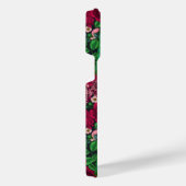 Coque Pour Pour iPhone 14 Pro Max Peacocks dans le jardin rose 2 (Côté droit)