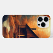 Coque Pour Pour iPhone 14 Pro Max Peinture d'automne/Halloween/rustique (Verso Horizontal)