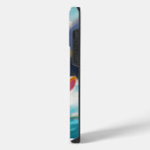 Coque Pour Pour iPhone 14 Pro Max Peinture de surf sur la plage de montagne bernoise (Côté gauche)