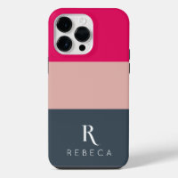 Personnalisé Trois Couleurs Bloc rose pâle Raspber