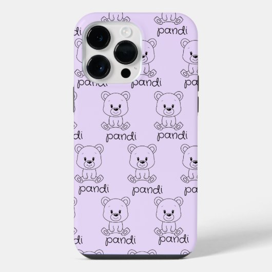 Coque Pour Pour iPhone 14 Pro Max Personnalisée : Personnalisable Lumière Violet (Verso)