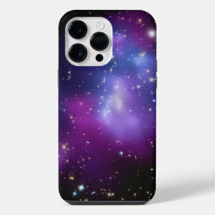 Coque Pour Pour iPhone 14 Pro Max Photo céleste d'amas de galaxies pourpre
