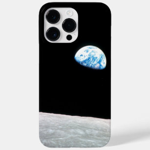 Coque Pour Pour iPhone 14 Pro Max Photo spatiale de la lune et de l'aurore terrestre