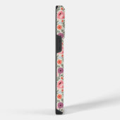 Coque Pour Pour iPhone 14 Pro Max Pink Wildflowers Watercolor (Côté droit)