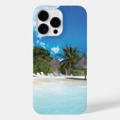 Coque Pour Pour iPhone 14 Pro Max Plage exotique (Verso)