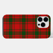 Coque Pour Pour iPhone 14 Pro Max Pli vert rouge tartan MacQuarrie (Verso Horizontal)