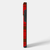 Coque Pour Pour iPhone 14 Pro Max Pli vert rouge tartan MacQuarrie (Côté gauche)