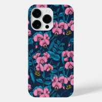 Pois doux et bourdons, rose et bleu