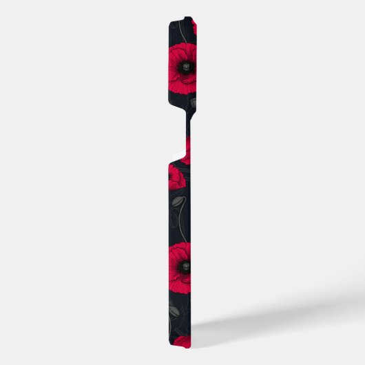Coque Pour Pour iPhone 14 Pro Max Poppies rouges (Côté droit)