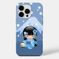 Poupée Kokeshi d'Hiver - Geisha Fille de la Montag
