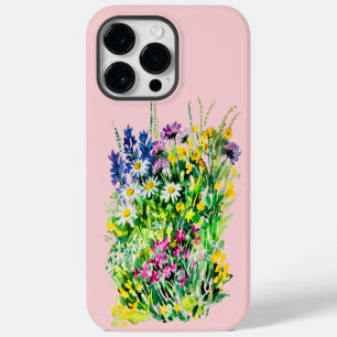 Coque Pour Pour iPhone 14 Pro Max Pré d'été, fleurs sauvages Coque-Mate coque iphone