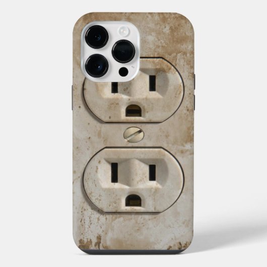 Coque Pour Pour iPhone 14 Pro Max Prise électrique (Verso)