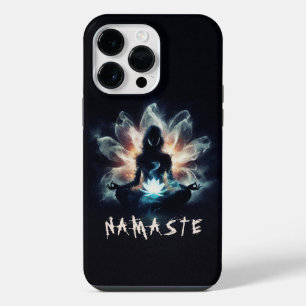 Coque Pour Pour iPhone 14 Pro Max Professeur de Yoga Méditation Pose Brume Lumineuse