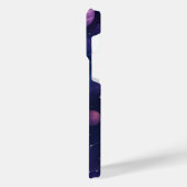 Coque Pour Pour iPhone 14 Pro Max Purple Planet & Stars Phone Case – Cosmic Space (Côté gauche)
