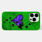 Coque Pour Pour iPhone 14 Pro Max Rainbow heart and Butterfly (Verso Horizontal)
