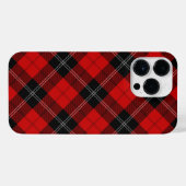 Coque Pour Pour iPhone 14 Pro Max Ramsay tartan rouge noir plaid (Verso Horizontal)