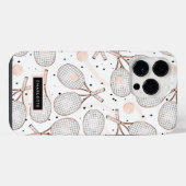 Coque Pour Pour iPhone 14 Pro Max Raquette de tennis amateur (Verso Horizontal)