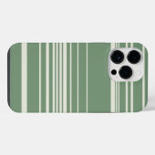 Coque Pour Pour iPhone 14 Pro Max Rayures complexes en vert (Verso Horizontal)