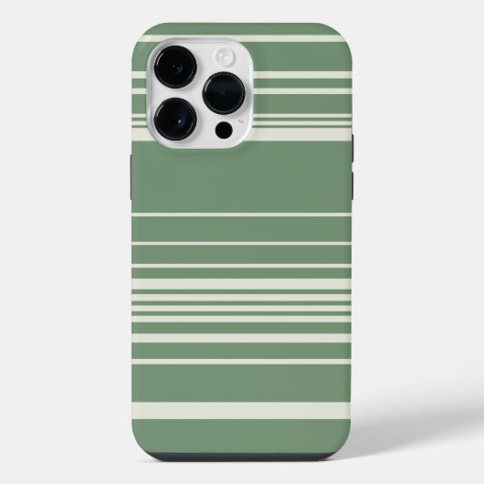 Coque Pour Pour iPhone 14 Pro Max Rayures complexes en vert (Verso)