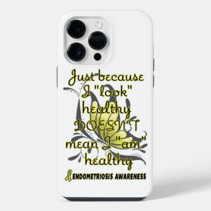 Coque Pour Pour iPhone 14 Pro Max "Regarde" santé/papillon...Endometriose