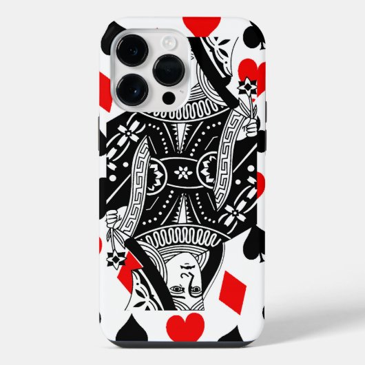 Coque Pour Pour iPhone 14 Pro Max Reine des Coeurs (Verso)