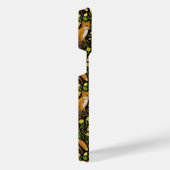 Coque Pour Pour iPhone 14 Pro Max Renards et papillons sur le noir (Côté droit)