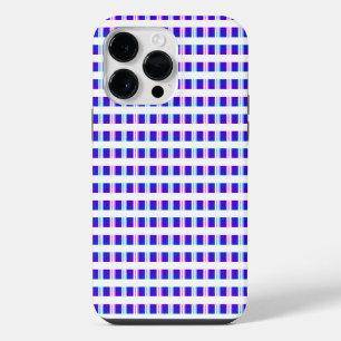 Coque Pour Pour iPhone 14 Pro Max rétro électrique rayé bleu & violet
