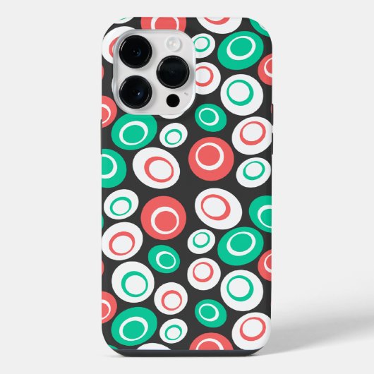 Coque Pour Pour iPhone 14 Pro Max Rétro Ovals (Verso)