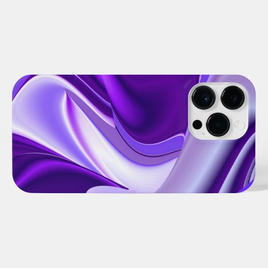 Coque Pour Pour iPhone 14 Pro Max Rêves arc-en-ciel à fleurs violettes (Verso Horizontal)