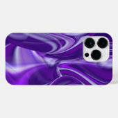 Coque Pour Pour iPhone 14 Pro Max Rêves arc-en-ciel à fleurs violettes (Verso Horizontal)
