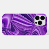 Coque Pour Pour iPhone 14 Pro Max Rêves arc-en-ciel à fleurs violettes (Verso Horizontal)