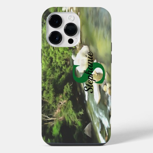 Coque Pour Pour iPhone 14 Pro Max Rivière Sud 0365 (Verso)