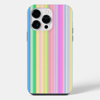 COQUE POUR POUR iPhone 14 PRO MAX ROSE COLORÉE BLEU VERT JAUNE ROUGE STRIPES PURPLE