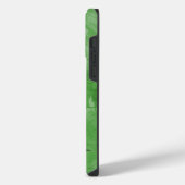 Coque Pour Pour iPhone 14 Pro Max Rose sur vert (Côté gauche)
