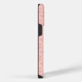 COQUE POUR POUR iPhone 14 PRO MAX ROSES PECHE PASTEL (Côté droit)