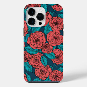Coque Pour Pour iPhone 14 Pro Max Roses rouges