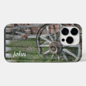 Coque Pour Pour iPhone 14 Pro Max Roue en Wagon Rustique Style occidental (Verso Horizontal)