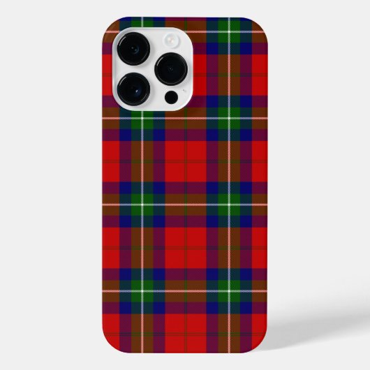 Coque Pour Pour iPhone 14 Pro Max Routhven tartan rouge vert bleu plaid (Verso)